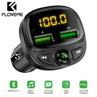 Bluetooth FM трансмітер модулятор зарядний пристрій Floveme Bluetooth 5.0