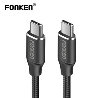 Кабель Type-C Type-C FONKEN FZBZX030 3A 1 метр