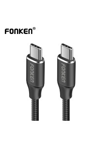 Кабель Type-C Type-C FONKEN FZBZX030 3A 1 м