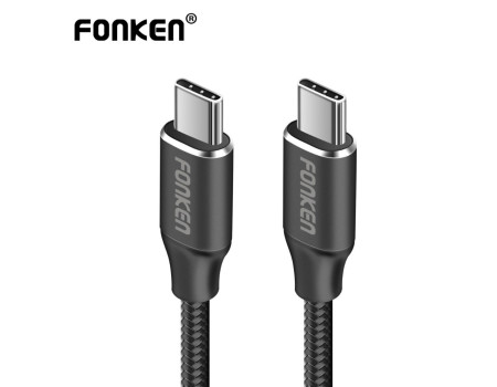 Кабель Type-C Type-C FONKEN FZBZX030 3A 1 м