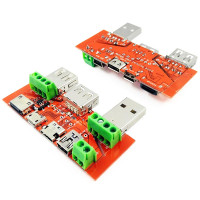 Адаптер (коммутатор) для теста кабелей Micro USB / Type-C / Mini USB / Lightning