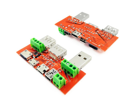Адаптер (комутатор) для тестування кабелів Micro USB / Type-C / Mini USB / Lightning