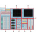 Цветной USB тестер J7-С с Bluetooth Type-C Micro USB 3.6-32V 5.1A  