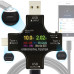 Цветной USB тестер J7-С с Bluetooth Type-C Micro USB 3.6-32V 5.1A  