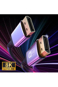 Кабель DisplayPort DP 1.4 8k 60hz 4k 144hz 2k 165hz HDR G-Sync FreeSync 1 м
