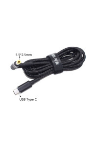 Кабель з тригером для ноутбука TYPE-C PD 100w DC 5.5*2.5 мм 18.5v-20v 1.8 метра