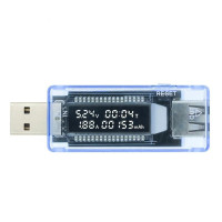 USB тестер Keweisi KWS-V20 для измерения напряжения, тока, емкости аккумулятора