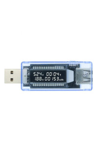 USB тестер Keweisi KWS-V20 для вимірювання напруги, струму, ємності акумулятора