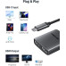 Адаптер Type-C HDMI на 2 монітори Thunderbolt 5/4 4k 60hz для ноутбуків