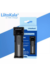 Универсальное зарядное устройство LiitoKala Lii-100C с функцией повербанка для 18650