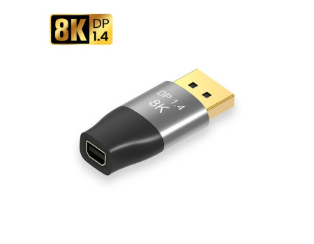 Переходник Mini DP DisplayPort 1.4 8k 60hz 4k 144hz 2k 165hz HDR