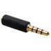 Аудио переходник micro jack 2.5 mini jack 3.5 NOKIA