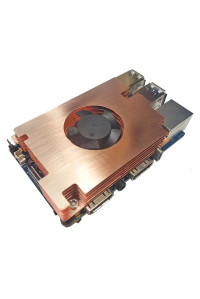 Orange Pi 5 Max/ 5 Ultra Медный корпус с вентилятором Радиатор