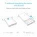 Карман для HDD/SSD 2.5” USB 3.0 ORICO 2518S3-GY алюминий