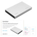 Карман для HDD/SSD 2.5” USB 3.0 ORICO 2518S3-SV алюминий