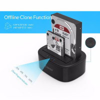 Станция для двух HDD/SSD 2.5" 3.5" ORICO 6228US3-C (клонирование)