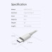 Кабель для быстрой зарядки USB Type-C Orico 5A Quick Charge 1.5 м (AC70-WH)