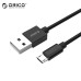 Кабель micro USB 3А Quick Charge 3.0 ORICO ADC-BK