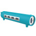 USB 3.0 хаб Orico OTG 1 м для комп'ютера та телефону (синій)