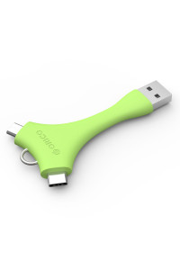 Адаптер 2 в 1 Micro USB и Type-C ORICO C1-GR