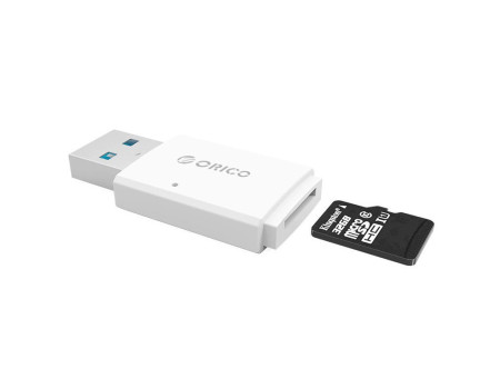 Картрідер USB 3.0 Micro SD Orico Crs11-wh Підтримка карт до 128 Гб