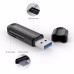 Картридер USB 3.0 для карт SD/ microSD ORICO CRS21-BK Поддержка карт до 2 ТБ
