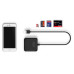 Картридер USB 3.0 4 в 1 ORICO CRS31A-BK Поддержка карт памяти до 2 TB OTG