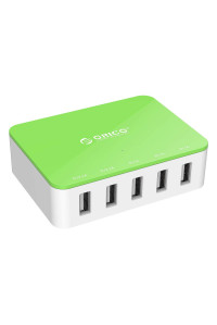 Зарядний пристрій USB SMART 8A 40W ORICO CSA-5U-US-GR