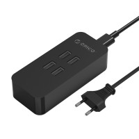 Зарядний пристрій USB 20W 4A ORICO (DCV4U-BK)