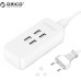 Зарядний пристрій 4 USB 20W 4A ORICO (DCV4U-WH)