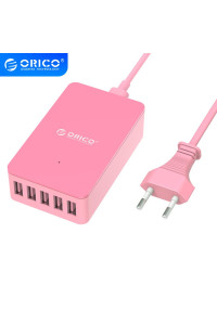 Сетевое зарядное устройство на 5 портов USB Orico 5V 8A 40W 