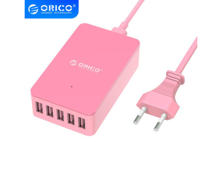 Сетевое зарядное устройство на 5 портов USB Orico 5V 8A 40W 