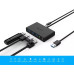  USB Ethernet адаптер Gigabit + хаб USB 3.0 Orico (G11-3UR)