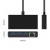 USB Ethernet адаптер Gigabit + хаб USB 3.0 Orico (G11-3UR)