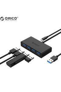 Хаб USB 3.0 OTG ORICO з підтримкою додаткового живлення (G11-H4-U3-BK)