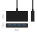 Хаб USB 3.0 OTG ORICO с поддержкой доп питания (G11-H4-U3-BK)