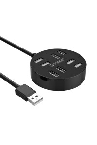 Хаб USB 2.0 8 портів з підтримкою дод. живлення OTG ORICO H8013-BK