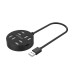 Хаб USB 2.0 8 портов с поддержкой доп. питания OTG ORICO H8013-BK