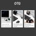 Хаб USB 2.0 8 портов с поддержкой доп. питания OTG ORICO H8013-BK