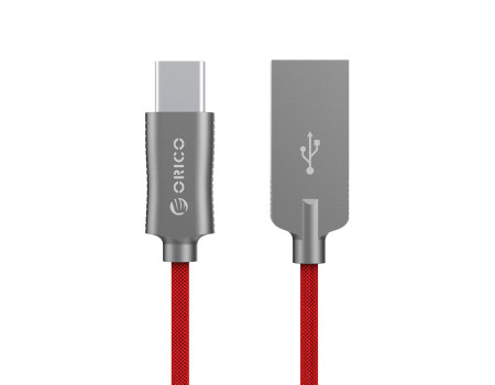 Кабель Type-C для швидкого заряджання ORICO HCU-RD 2.4А 1 м