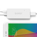 Хаб USB 3.0 ORICO HS4U-U3-WH с поддержкой доп. питания, OTG