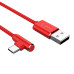 Кабель Type-C для быстрой зарядки ORICO HTC12-RD 90° 1.2 м