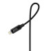 Кабель lightning для iPhone c LED индикатором заряда ORICO LTD-10 BK 1 м