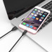 Кабель lightning для iPhone c LED индикатором заряда ORICO LTD-10 BK 1 м