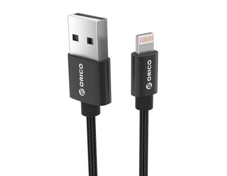 Кабель lightning для Apple iPhone ORICO LTF-V2-BK