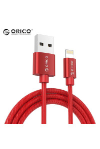 Кабель lightning для Apple iPhone ORICO LTF-10-V2-RD 1 метр