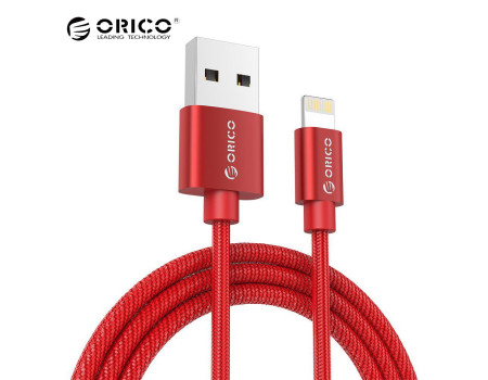 Кабель lightning для Apple iPhone ORICO LTF-10-V2-RD 1 м