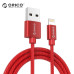 Кабель lightning для Apple iPhone ORICO LTF-10-V2-RD 1 м