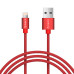 Кабель lightning для Apple iPhone ORICO LTF-10-V2-RD 1 м