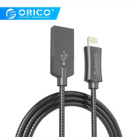 Кабель lightning для Apple iPhone метал Orico USB (OR-LTS-10) 1 м